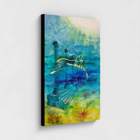 "Loggerhead Landing" - Giclee Print